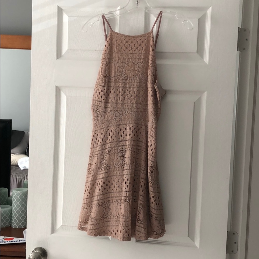 Cute blush lace dress